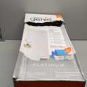 Diaper Genie Platinum Pail (Lily White) is Made in Durable Stainless Steel and Includes 1 Easy Roll Refill with 18 Bags That can Last up to 5 Months.