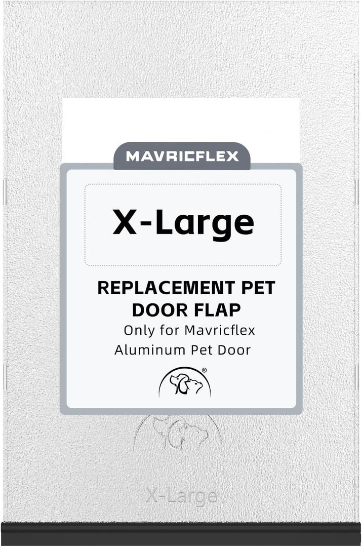 Mavricflex Replacement Pet Door Flap, Easy to Install, Only Compatible with Aluminum Weather Dog Doors for Dogs (XL-13 4/5 * 24)