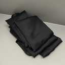 H.VERSAILTEX 100% Blackout Curtains for Bedroom with Black Liner Full Room Darkening Curtains 96 Inches Long Thermal Insulated Back Tab/Rod Pocket Window Drapes for Living Room, 2 Panels, Jet Black