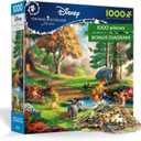 Ceaco - Puzzles for Adults 1000 Pieces Thomas Kinkade Disney Winnie the Pooh Jigsaw, Made in USA, Premium Recycled Board