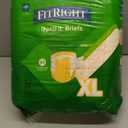FitRight Adult Diapers, Extra Heavy Absorbency, XL (Waist Size 56in-64in), 20 Count, OptiFit Incontinence Briefs for Men and Women, Disposable, Moisture Wicking, Leak Protection,