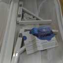 MM MELISEN Wall Mounted Folding Table, 37,5 x 18,5, White, Space-Saving Design