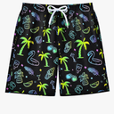 Boys Swim Trunks Board Shorts Teen Boys Swimsuit Quick Dry Swimwear Swimming Shorts Bathing Suit, Size 14-16