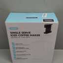 Tastyle Single Serve Coffee Maker, Iced and Hot Coffee Machine for K Cup & Grounds, Compact Design, 40oz Removable Water Reservoir, 6 to 24 Oz Brew Sizes, Fits 7.3" Travel Mug, Black