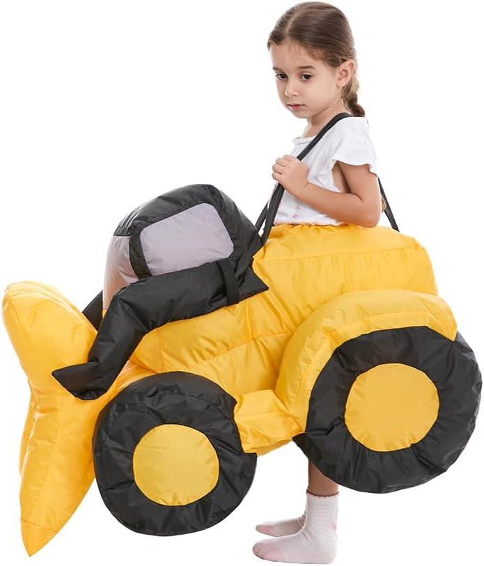 HSCTEK Toddler Inflatable Construction Truck Ride On Costume