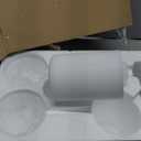 MOKATNG 4-Light Bathroom Light Fixtures, Vanity Light with Milky White Shades, Matte Black Bathroom Light Fixtures Over Mirror, Modern Bathroom Wall Lamp for Mirror Living Room Cabinet Bedroom