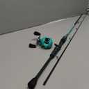One Bass Fishing Rod and Reel Combo, IM6 Graphite 2Pc Blank Baitcasting Combo with SuperPolymer Handle