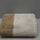 Bathroom Rugs 24" x 60", Non-Slip Extra Soft Absorbent Bath Rugs, Machine Washable Quick Dry Bath Mats for Bathroom Floor, Shower, Bathtub and Sink, Beige & Grayish Brown