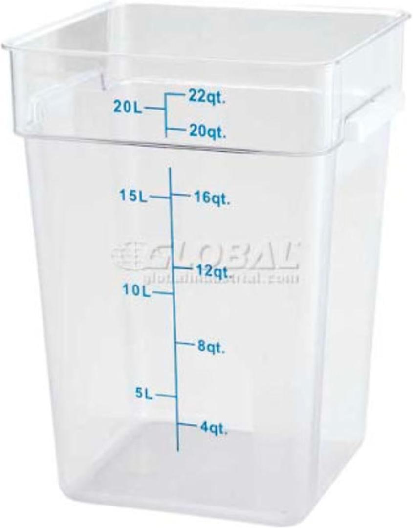 Winco 22 Qt Storage Container [PCSC-22C]
