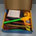 Otoseth Dinosaur Rocket Launcher for Kids, 4 Rockets with Launcher Pad, Launch Up to 100 Ft, Dinosaur Toys for Kids, Outdoor Toys, Birthday Gifts for 3 4 5 6 7 Year Old Boys Girls