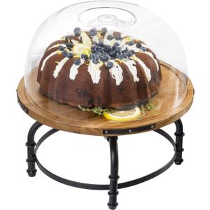 TableCraft Industrial Collection Rotating Cake Stand