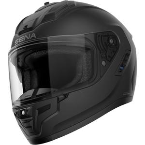Sena Phantom and ANC Full Face Smart Motorcycle Helmet with Integrated Communications, LED Lighting, and 2nd Generation Sound by Harman Kardon (Black, XL)
