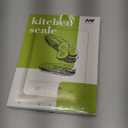 Mik-Nana Food Scale, 10kg/22lb Digital Kitchen Scale Weight Grams and Ounces for Baking Cooking Coffee Package Postage, 6 Units with Tare Function, LCD Display, Easy Clean Stainless Steel (Black)