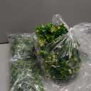 6FT Eucalyptus Garland with Flowers, 6 Pack Artificial Greenery Garland Hanging Faux Eucalyptus Garland Suitable for Table Wedding Backdrop Arch Wall Party UV Protected Indoor Outdoor Decor