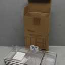 6 Pack Large Clear Plastic Drawer Organizer Trays, Acrylic Kitchen Drawer Organization and Storage Dividers, Non-Slip Storage Bins for Makeup, Kitchen Utensils, Bathroom, Jewelries and Office Desk