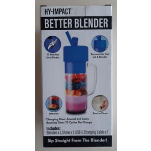 Better Blender Turbo Power USB Rechargeable 16 Oz