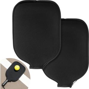 VioraWhite Paddle Cover Compatible with Pickleball Dink Ball Racket Neoprene Cover Universal Accessory Durable Dink Ball Protective Accessory