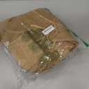 Sosation Handprint Christmas Tree Skirt Set 36 Inches Memory Making Burlap Christmas Tree Rustic Linen Xmas Skirt for Farmhouse Decorations