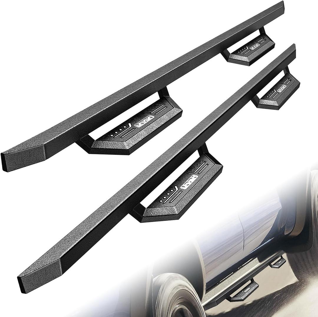 KYX 6 inches Running Boards for 2009-2018 Ram 1500/2010-2025 Ram 2500 3500 Crew Cab & 2019-2024 1500 Classic Side Steps Nerf Bars Truck Step Rails