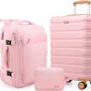 Luggage Sets 3 Piece, 20 Inch Hardshell Carry On Luggage 22x14x9 Airline Approved, Suitcase with TSA Locks & YKK Zippers, Carry On Suitcase with Wheels for Men & Women Travel