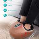 Nekteck Shiatsu Foot Massager with Heat, FSA HSA Eligible, Deep Kneading Therapy Air Compression, Feet Massager for Plantar Fasciitis Improve Blood Circulation Foot Wellness Soothing Pain Relief (Brown)