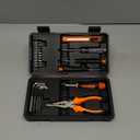 LAND 22-Piece Small Tool Kit with Toolbox - Essential Household Tool Set for Home Repair, DIY Projects, Garage & College Dorm, Includes Pliers, Screwdrivers & Portable Storage Case