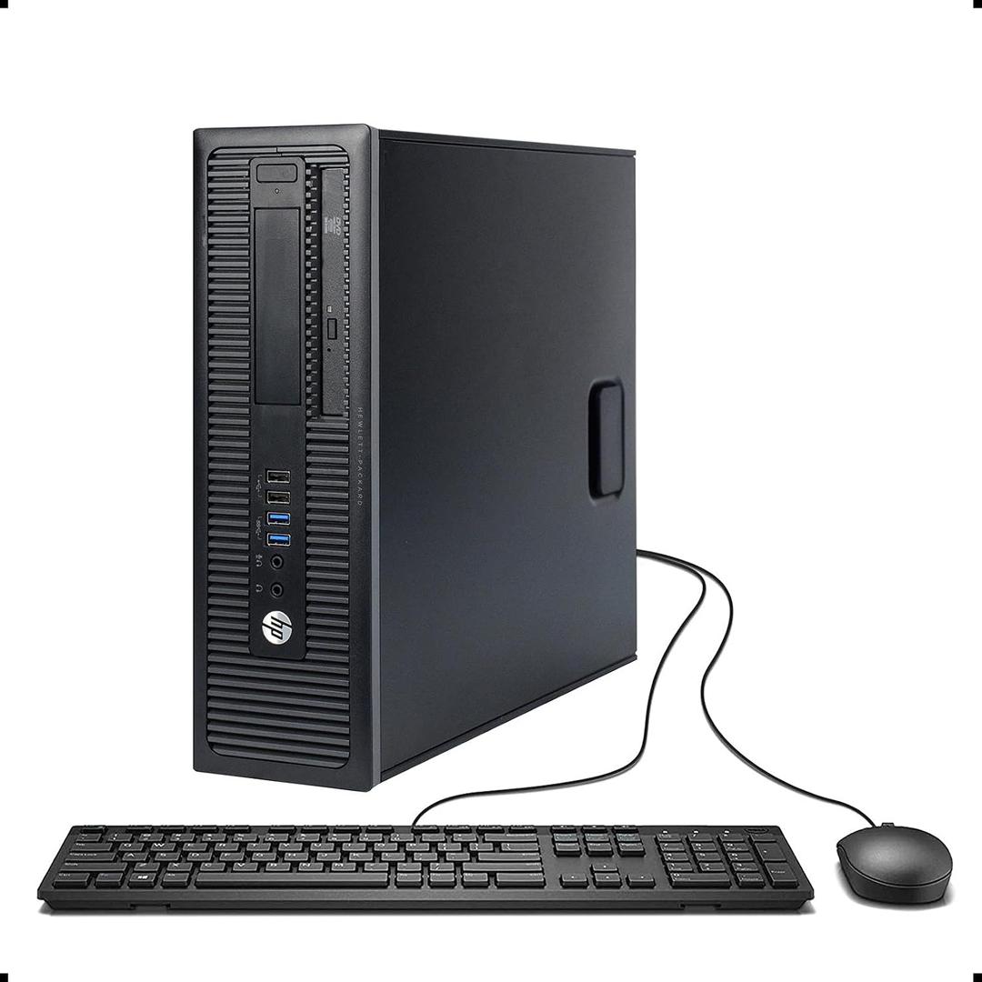 HP ProDesk 600 G1 SFF Slim Business Desktop Computer, Intel i5-4570 up to 3.60 GHz, DVD, USB 3.0, Windows 11 Pro 64 Bit (8GB RAM | 500GB HDD)