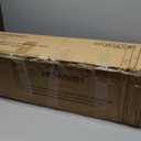 Incbruce 7ft Artificial Christmas Tree, Xmas Tree with 1,000 Branch Tips, Flocked Christmas Tree with Metal Stable Stand Base for Indoor and Outdoor Holiday Decoration(White)