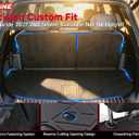 Floor Mats for 2027 Kia Telluride Gas Only (Not for Hybrid) 7&8 Seater TPE Custom Car Floor Mats Full Set Trunk Mat with Backrest Mat All Weather 2027 Kia Telluride Accessories