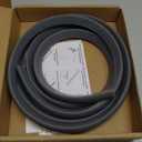 Flexible Quarter Round Molding, Peel and Stick Rubber Trim Molding, 118Inch, Gray