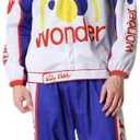 Syukakin Adult Halloween Racing Costume Hat Set Halloween Cosplay for Men 2XL