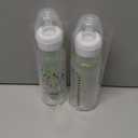 Dr. Brown's Natural Flow Anti-Colic Options+ Narrow Baby Bottle, Frog and Pig, 8 oz/250 mL, with Level 1 Slow Flow Nipple, BPA-Free, 0m+, 2-Pack