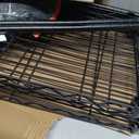 Amazon Basics 4-Shelf Steel Wire Storage Shelves for Garage, Adjustable Metal Shelving Unit, 200 lbs Per Shelf, 23.2" W x 48" H x 13.4" D, Black