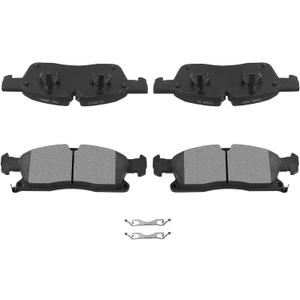 AUTOMUTO Front Brake Pads, 4PCS Front Semi-Metallic Brake Pads Set D1455-8856 2011-2018 For Dodge For Durango, 2011-2018 For Jeep For Grand Cherokee