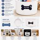 JUPPE Pet Dog Basket with Personalized Name, Dog Toys Storage Organizer Custom Cotton Rope Basket Nursery Decor (Pet Dog Basket)