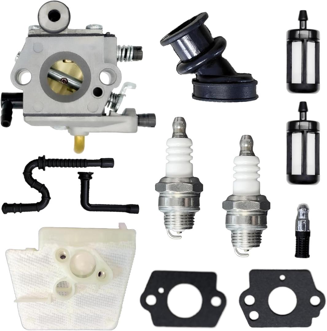 WT-403B Carburetor Tune UP Kit for Stihl 024 026 MS240 MS260 024 026 Pro Gas Chainsaw WT403B Carb with Air Filter