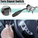 ACROPIX Turn Signal Switch Multifunction Combination Switch Fit for Mercedes-Benz CLK320 CLK500 C240 No.0005452310/A0005452310 - Pack of 1 Black