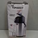 Airpot Coffee Dispenser Thermal with Pump,3L/102 Oz Insulated Stainless Steel Large Airpot Coffee Carafe Lever Action for Hot/Cold Water,Thermal Carafe for Hot Cocoa for Parties (101.4 Ounces)