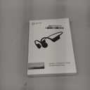 Open Ear Headphones with Mic, Bluetooth Headset with Microphone, Dual Connect Bluetooth 5.3 with AI Noise Cancelling Mic & Mute Function, Wireless Headset for Work, Sports, Drive