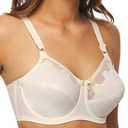 Bali Women's Flower Underwire Bra, Light Beige, 36C