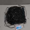 11.5ft x 5ft Solar Net Lights Outdoor, Solar & USB 2 Power Way 240 LED Waterproof Mesh Lights for Bushes, Remote Control 8 Modes String Light Trees Patio Garden Christmas Indoor Decor (Multicolor)