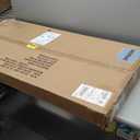 Amazon Basics Foldable Octagonal Metal Exercise Dog Playpen, Indoor/Outdoor, No Door, 8 Panels, 24 x 48 Inches, Rust-Resistant, X-Large, Black