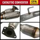Flex Y Pipe & Catalytic Converter Fits for Nissan Murano 3.5L | Compatible with VQ35DE 2009 2010 2011 2012 2013 2014 2015 2016 2017 2018 2019 Replace# 54809 12H43-240 EPA Compliant