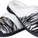 FOCO NFL Sherpa Lined Colorblend Cup Sole Slippers, Size: 7-8