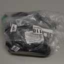 Eomenie Womens Ruffled One Piece Swimsuit Slimming Tummy Control Bathing Suit V-Neck Cutout Swimwear for Resort Wear (X-Large, Black Ribbed)