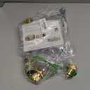 HQMPC Garden Hose Quick Connector Water Hose Quick Connect  inch GHT Brass Easy Connect Fitting Quick Connect Hose Fittings Garden Hose Fitting Water Hose Connectors (3SETS)