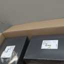 Lineco, Photo Card Box, Museum-Quality Archival Storage, Acid-Free with Removable Lid, Bulk Storage for Negatives, Prints, Films, Photos, Snapshot, 5x8x12 Inches, Black, 2 Pack