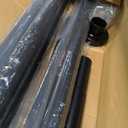 Tension Curtain Rod，40-166IN(3.33-13.83Ft) 2PCS One-Click Fast Extension Rod Easy to Install Black Long Outdoor Curtain Rods No Drilling Never Rust