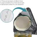 Jar Opener for Weak Hands, Dual-Layer Multifunctional Jar Opener Gripper, Bottle Openers for Seniors, Kitchen Gadgets, Non-Slip Jar Openers for Seniors, Arthritis, Lid Opener, Mothers Day Gifts