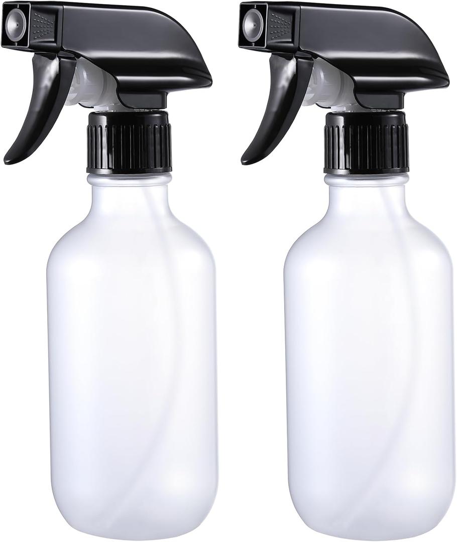 GearTrust Spray Bottles 10 oz BPA-free Matt Plastic Small Squirt Bottle, Fine Mist/Strong Stream Adjustable, Refillable Empty Mister Water Spray Bottles for Hair, Plant, Cleaning, Pet